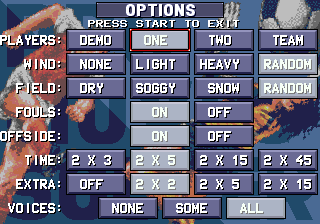 Pro Moves Soccer screenshot 5 for Sega Genesis